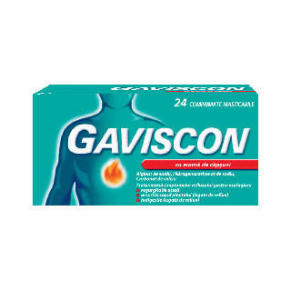 Gaviscon capsuni 24 comprimate masticabile, Reckitt