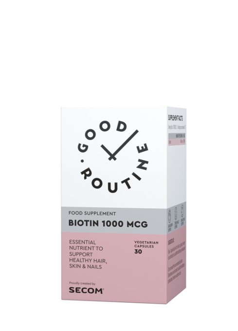 Good Routine Biotin 1000mcg, 30 capsule, Secom