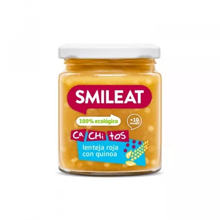 Mancare Bio din linte si quinoa +10 luni, 230 g – Smileat - Img 1