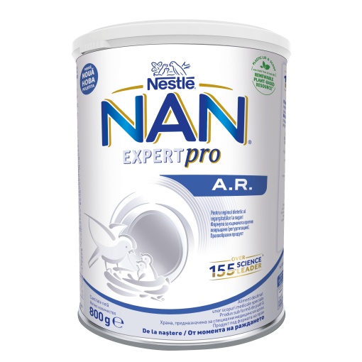 Nestle NAN Expert Pro AR,800g – Formula Speciala Antiregurgitare de la Nastere
