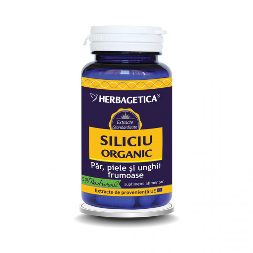Siliciu organic x 60cps+10 (Herbagetica)