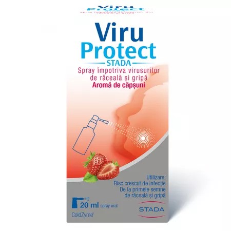 Viruprotect Stada spray aroma capsuni, 20ml, Stada