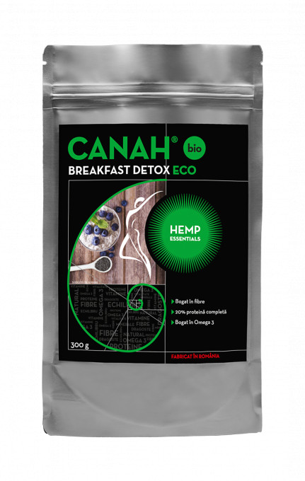 CANAH ECO Fibre din seminte canepa (Breakfast detox) x 300g