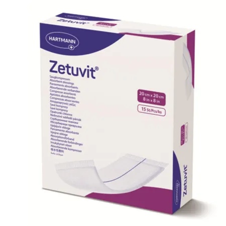 Comprese absorbante Zetuvit 20x20 cm, 15 bucati – Hartmann
