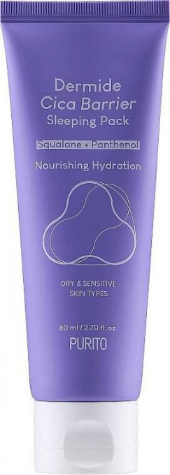 Crema pentru noapte Dermide Cica Barrier, 80ml, Purito