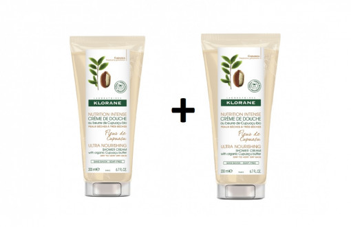 KLORANE crema de dus cu floare de cupuacu x 200ml 1+1-70%
