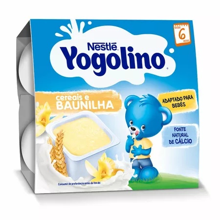 Nestle Gustare Din Gris Cu Lapte Si Vanilie Yogolino, +6 Luni, 4x100g