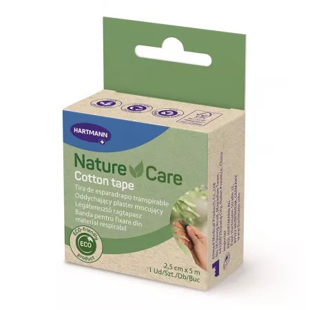 Plasture Nature Care 2.5 cm x 5 m, 1 buc – Hartmann