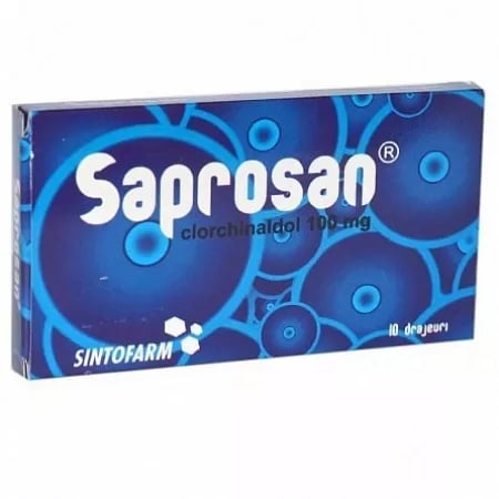 Saprosan 100 mg, 10 drajeuri – Sintofarm