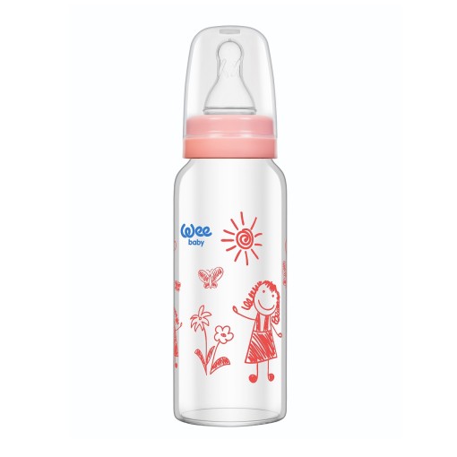 WEE BABY Biberon 180ml sticla termorezistenta - 771