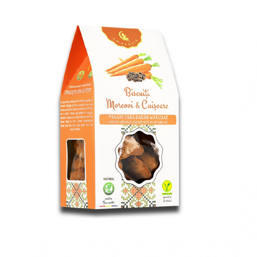 AMBROZIA Biscuiti Morcovi & Cuisoare x 150g