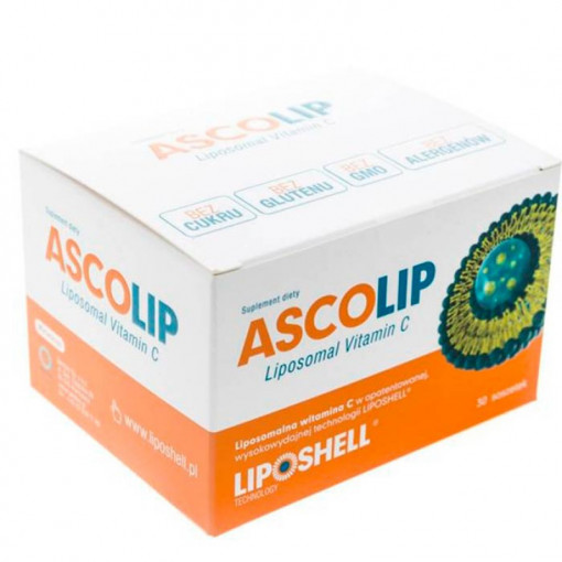 Ascolip lipozomal vitamina C500mg x 30pl