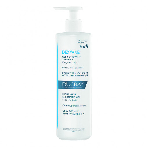 DUCRAY Dexyane gel curatare ultra-hranitor, 400ml