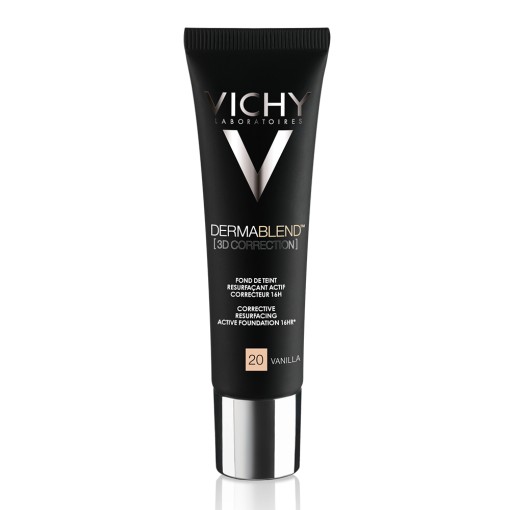Fond de ten corector imperfectiuni DermaBlend 3D, Nuanta 20 Vanilla, 30 ml, Vichy