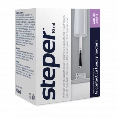 Lac de unghii Steper, 10 ml, Aflofarm