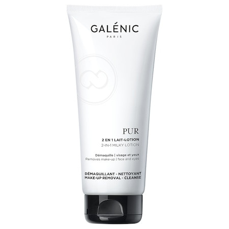 Lapte demachiant 2 in 1 pentru fata si ochi Pur, 200 ml, Galenic