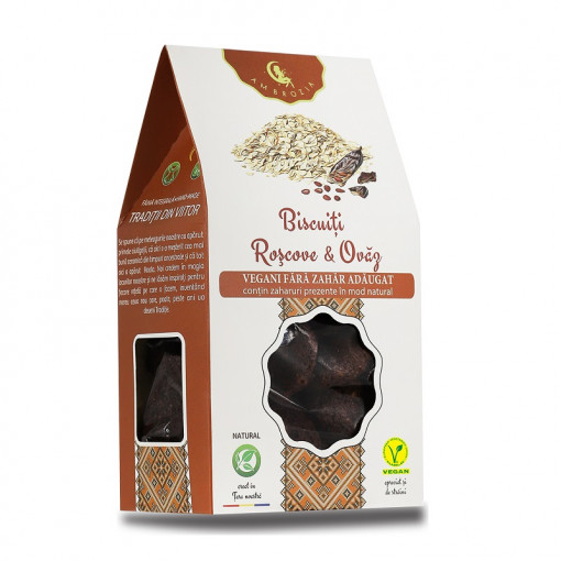 AMBROZIA Biscuiti roscove fara zahar x150gr