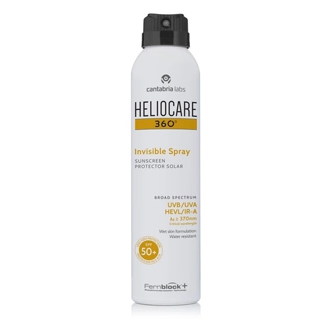 Heliocare 360 Spray Invisible SPF 50+ protectie solara corp, 200 ml
