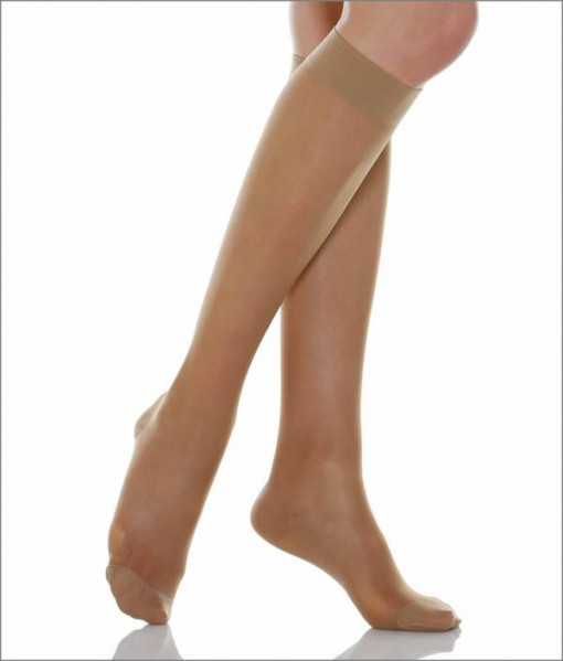 RelaxSan Basic, ciorapi genunchi, compresie 12-17 Hgmm, 70 den, NEUTRU, NR 2