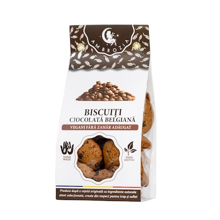 AMBROZIA Biscuiti Ciocolata Belgiana x 150g