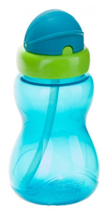 CANPOL Cana sport cu pai flip-top 270ml 56/109-blu