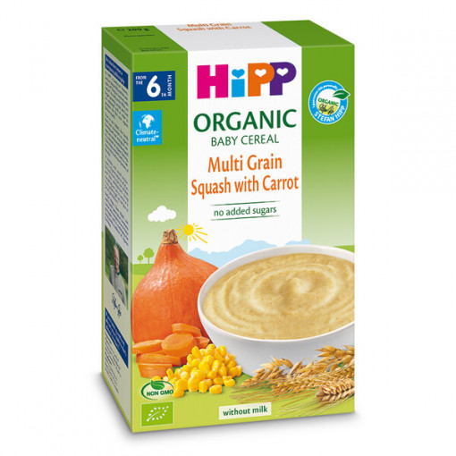 HIPP ECO Multicereale Morcov-Dovleac x 200g