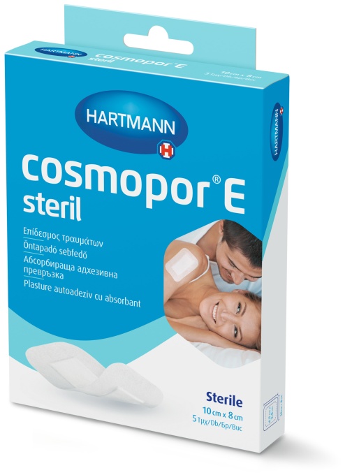 Plasturi sterili Cosmopor E 10x8 cm, 5 buc – Hartmann