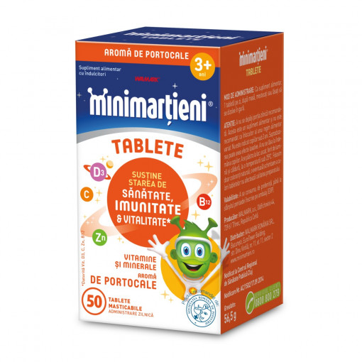 W-Minimartieni Imunactiv portocale x50cp, Walmark
