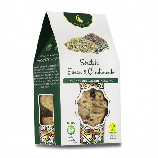 AMBROZIA Crakers condimente x125gr