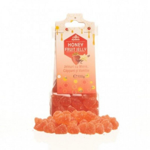 APIDAVA Jeleuri miere, capsuni, vanilie x100g