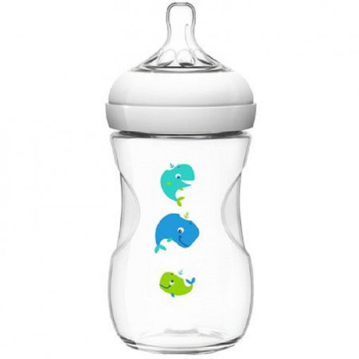 AVENT Biberon Natural Balena x 260 ml SCF070/23