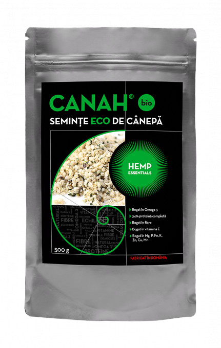 CANAH ECO Seminte canepa decorticate x 500g