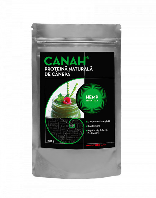 CANAH Pudra proteica de canepa 500g