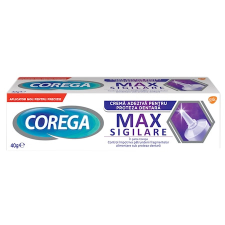 Corega Max Sigilare Crema adeziva pentru proteza dentara, 40g, GSK