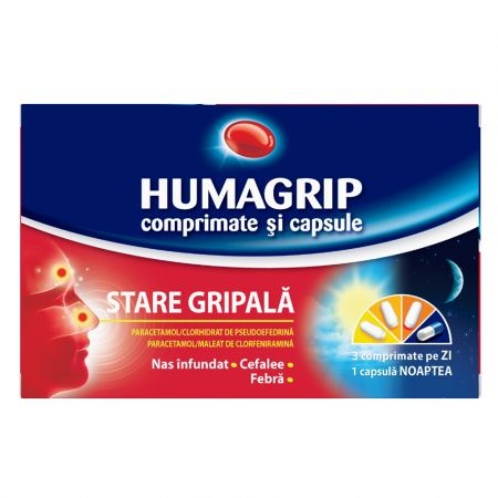 Humagrip 12 comprimate si 4 capsule – Urgo