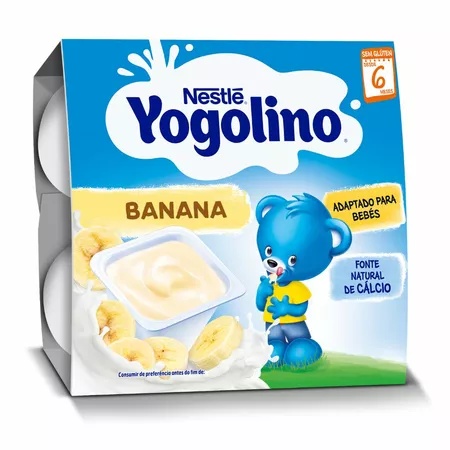 Nestle Gustare Cu Lapte Si Banane Yogolino, 6-36 Luni, 4x100g