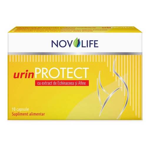 Novolife urinPROTECT cu Extract de Echinaceea si Afine – 10 Capsule