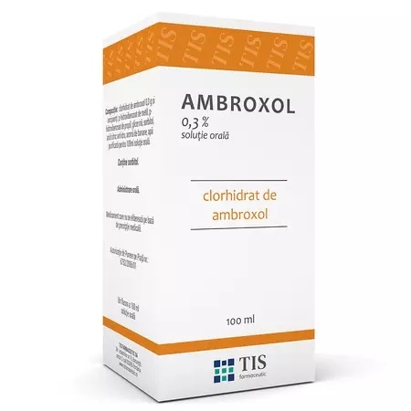 Ambroxol 0,3% solutie orala, 100 ml – Tis Farmaceutic