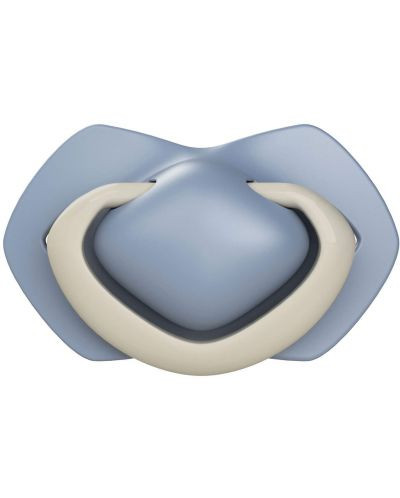 CANPOL Suzeta Simetrica Silicon 6-18m Pure Color Blu 22/656