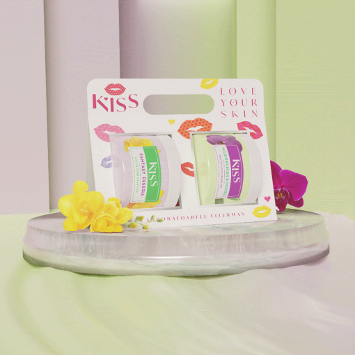 KISS Fantasy freesia+Wild orchids&olives unt corp x 2buc