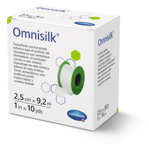 Plasture Omnisilk 2.5 cm x 9.2 m – Matase sintetica Hartmann