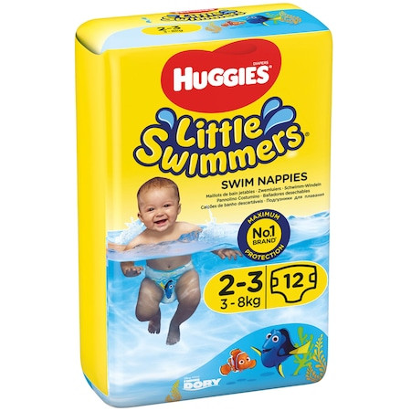 Scutece-chilotel apa Huggies nr. 2-3, 3-8 kg, 12 buc
