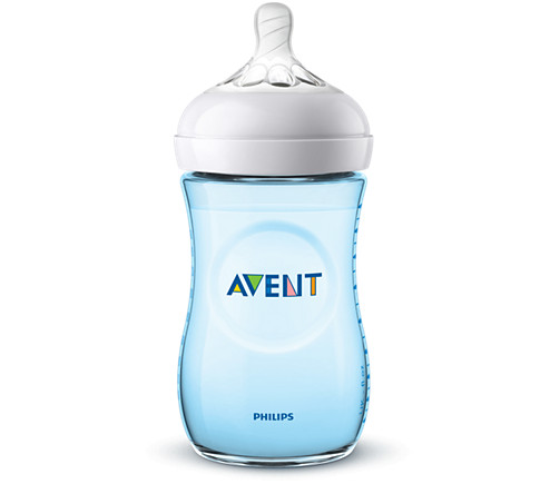 AVENT Biberon Natural ultra soft Blue x 260 ml SCF035/17