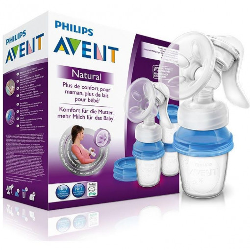 AVENT Pompa Manuala cu recipient de stocare lapte SCF330/13