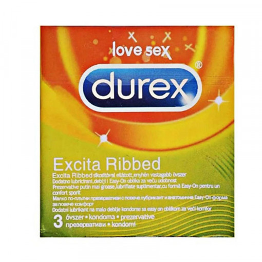 DUREX Excita Ribbed x3buc