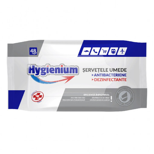 Hygienium Servetele umede antibact+dez x 48buc