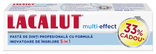 LACALUT Multi-effect pasta dinti x 75ml+33%cadou