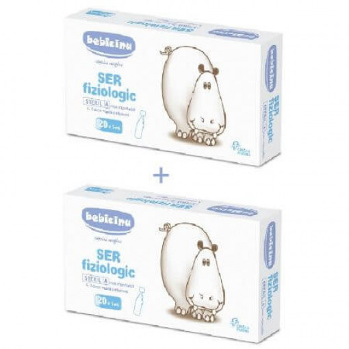 BEBICINA Ser fiziologic 5ml x 20fi 2 la pret de1
