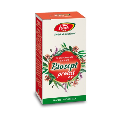 Biosept Plus (A24), 30 comprimate, Fares