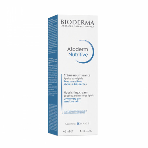 Crema Atoderm Nutritive, 40 ml, Bioderma - Img 1
